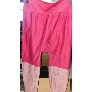 Gymshark Red Leggings With Heathered Detail